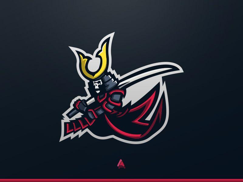 Samurai Logo - Samurai Reaper Premade Mascot Logo