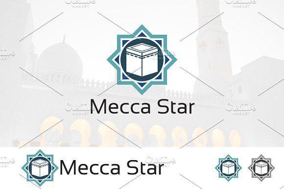 Kaba Logo - Mecca Kaba Star Islamic Logo Logo Templates Creative Market