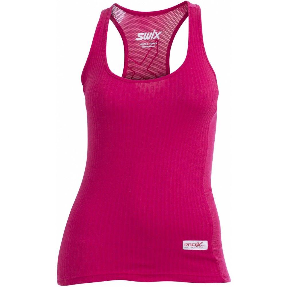 Swix Logo - Swix RaceX Light Bodyw Tanktop Bright Fuchsia Logo is