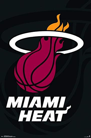 Heat Logo - Amazon.com: Trends International Miami Heat Logo Wall Poster 22.375 ...