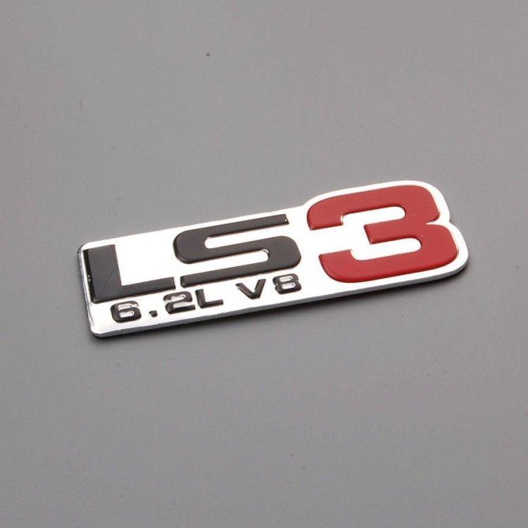 LS3 Logo - Fit For G-M CHEVY CAMARO CHEVROLET LS3 6.2L V8 ENGINE EMBLEMS BADGE ...