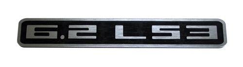 LS3 Logo - Custom Emblem, 6.2 LS3 Logo, Silver and Black, Peel and Stick, USA