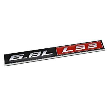 LS3 Logo - DNA EM AS 68L LS3 BK RD & Red6.8L LS3 Logo