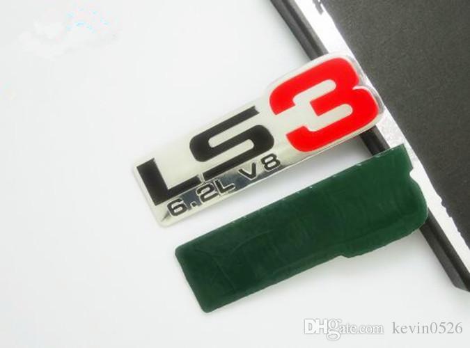 LS3 Logo - 2019 Custom CHROME LS2 LS3 6.0 V8 EMBLEM FITS For GM CHEVY FENDER ...