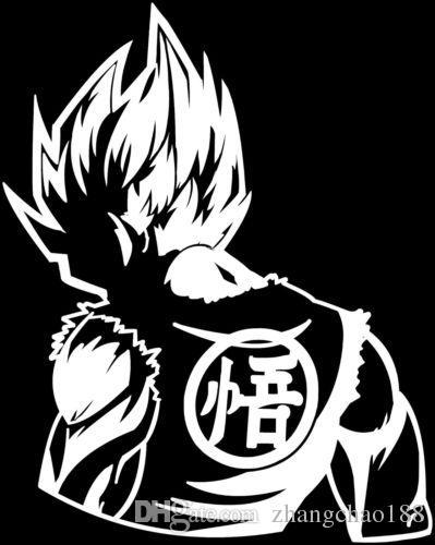 Goku Logo - 15*12CM Dragon Ball ZDBZ Goku Super Saiyan Anime Decal For Car Truck