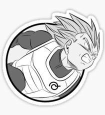 Goku Logo - Goku Vegeta Logo Stickers