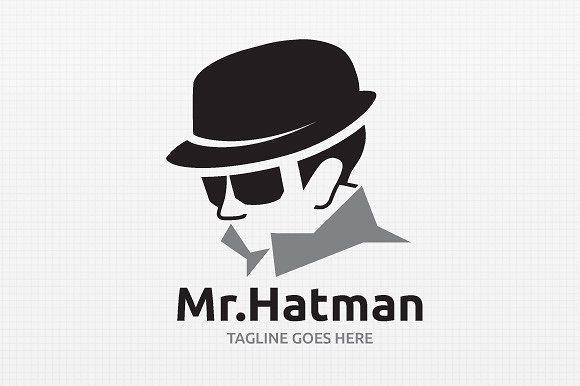 Hat Logo - Hat Man Logo Template Logo Templates Creative Market