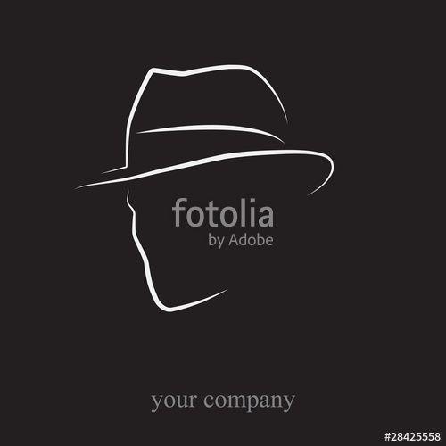 Hat Logo - Logo Man With Hat # Vector Stock Image And Royalty Free Vector