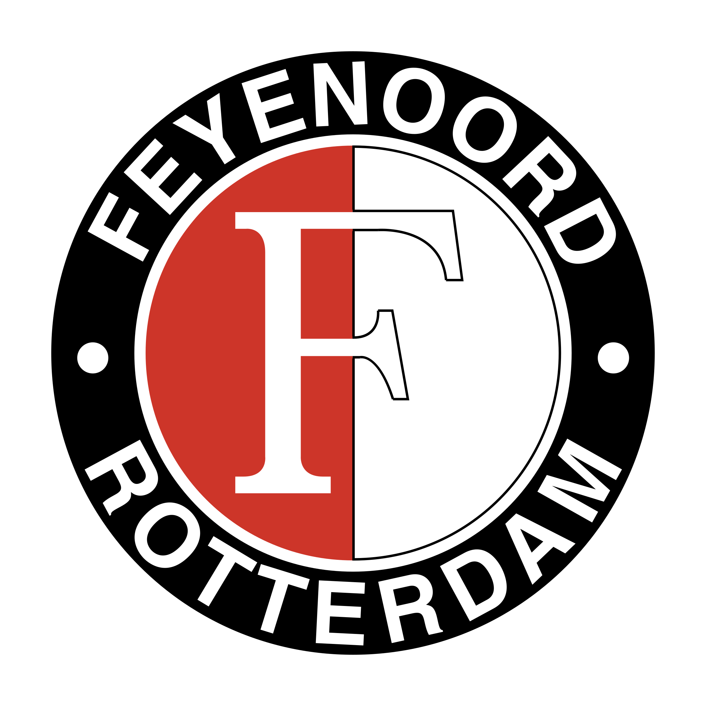 Feyenoord Logo - Feyenoord Logo SVG Vector & PNG Transparent Logo Supply