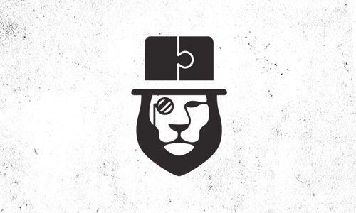 Hat Logo - Logo io – Out of this world logo design inspiration – Top Hat Lion Logo