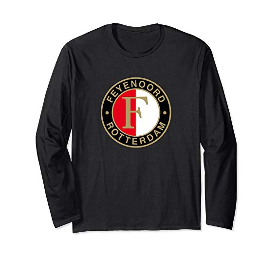 Feyenoord Logo - Amazon.com: Feyenoord Rotterdam Soccer Long Sleeved T-Shirt: Clothing