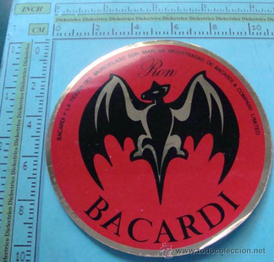 Murcielago Logo - Pegatina de bebidas. logo de ron bacardi. murci - Sold through ...