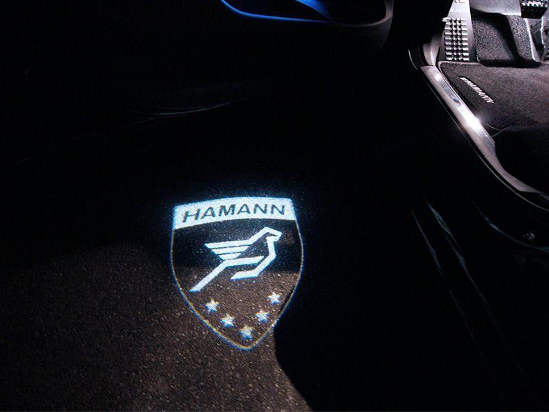 Murcielago Logo - LED Door Entry Lights with Hamann Logo - Lamborghini Murcielago