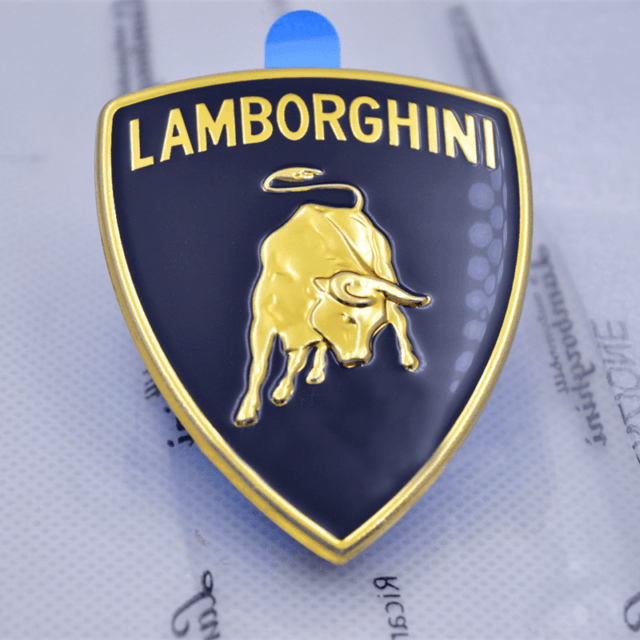 Murcielago Logo - Lamborghini Murcielago Gallardo Front Emblem Logo OEM 400853745D | eBay