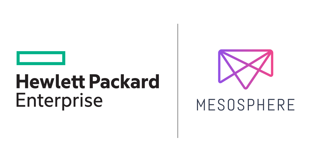 Mesosphere Logo - The Agility of HPE Infrastructure with the Control of Mesosphere DC