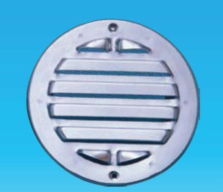 Flakt Logo - Aluminum ventilation grill / round
