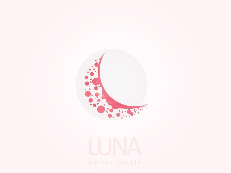 Luna Logo - Luna Period Tracking Logo by Mircea Zagrean | Dribbble | Dribbble