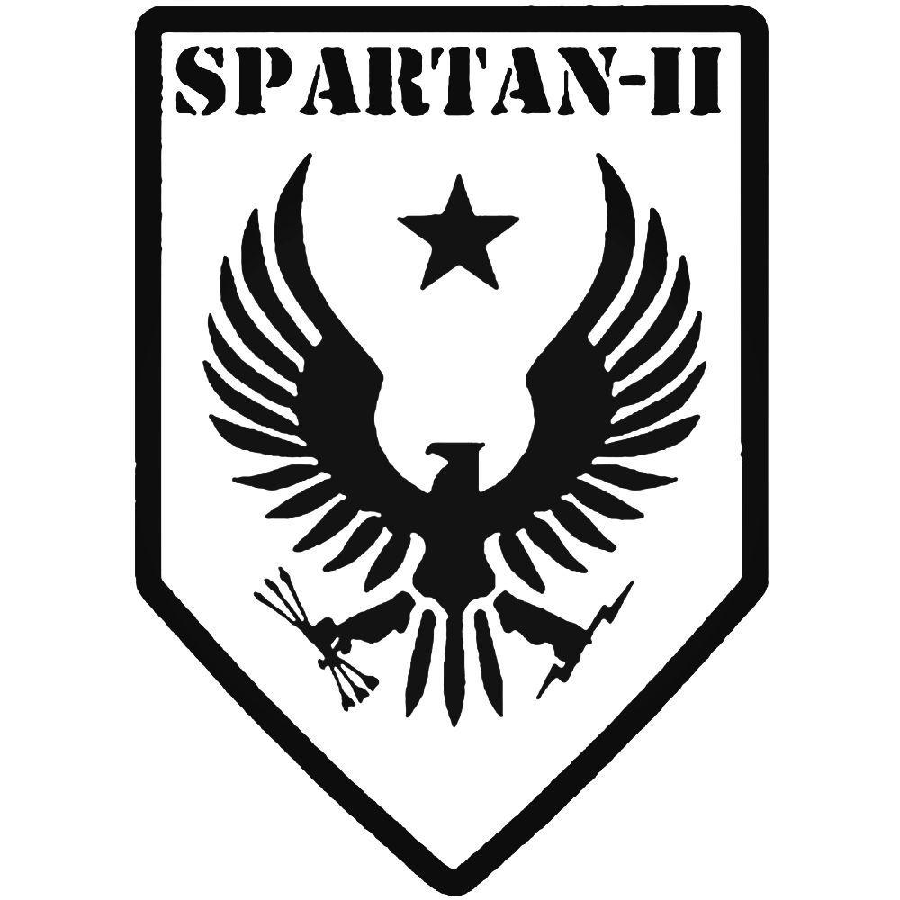 SPARTAN-II Logo - Halo Spartan-Ii Badge Decal Sticker