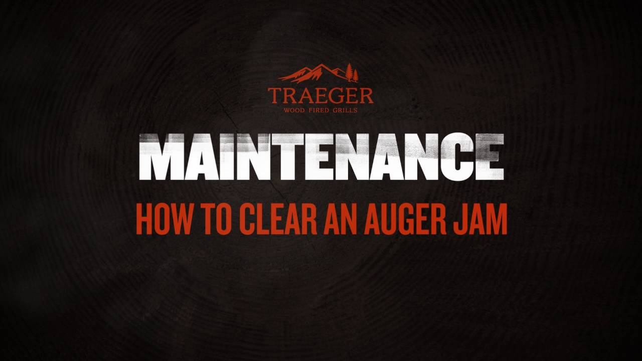 Traeger Logo - Traeger Grills: How to Clear a Jammed Auger
