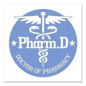 PharmD Logo - Pharm D Car Magnets