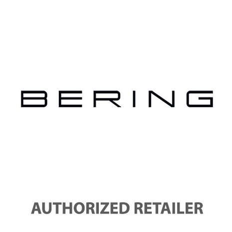 Bering Logo - BERING 14640-077 Men's Solar Watch Grey Stainless Steel Mesh Band ...