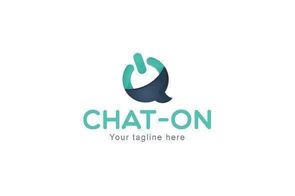 Communication Logo - Chat On - Communication Logo ~ Logo Templates ~ Creative Market