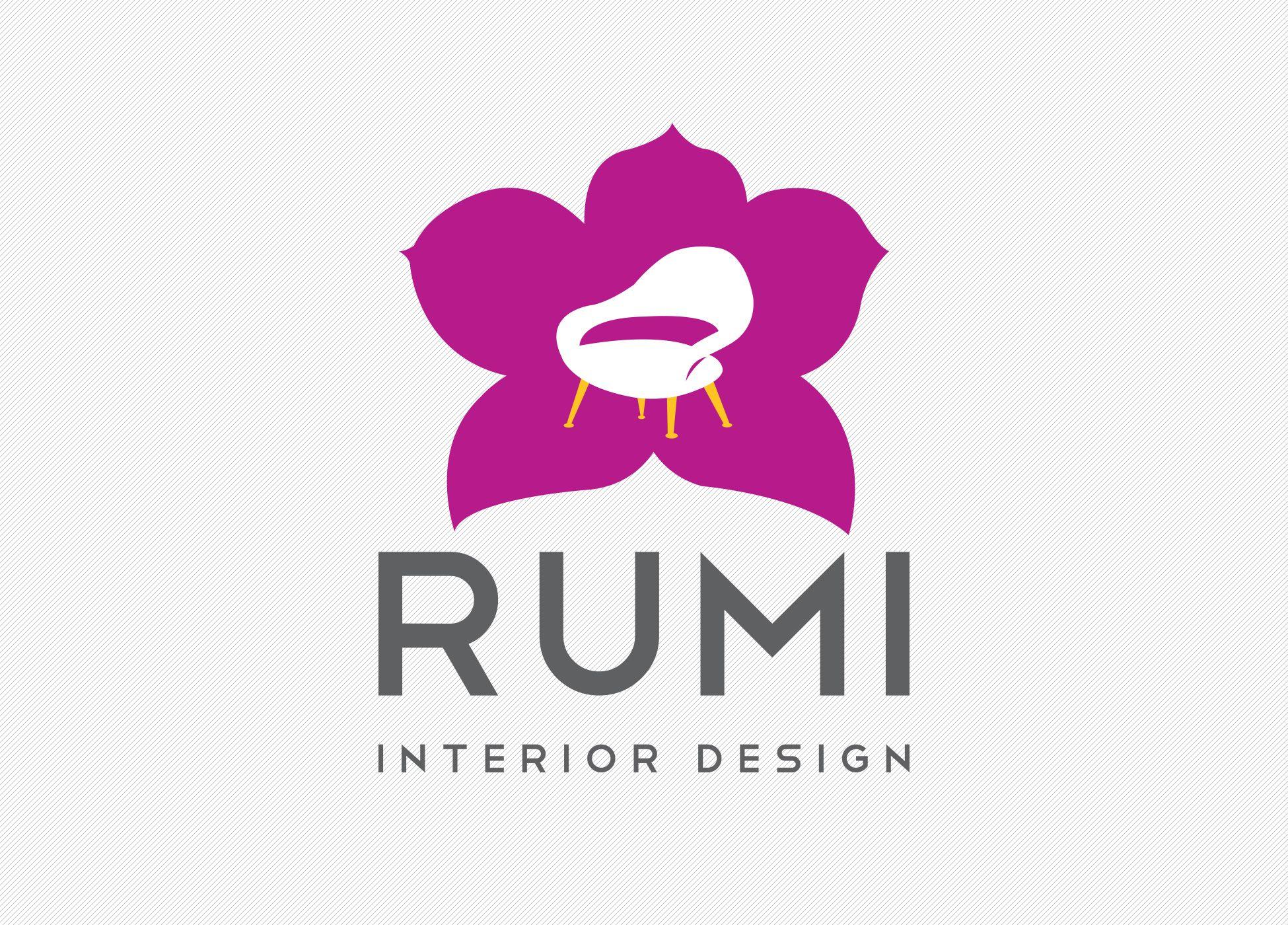 Rumi Logo - Rumi Interior Design - Hibiscus Creative