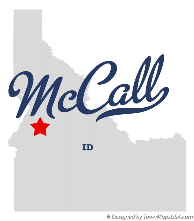 McCall Logo - Map of McCall, ID, Idaho