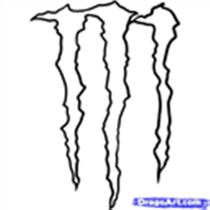 Monstor Logo - How To Draw Monster Energy Logo, Monster Logo Step