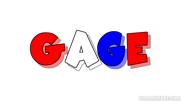Gage Logo - United States of America Logo. Free Logo Design Tool from Flaming Text