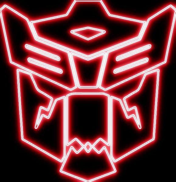 Dinobots Logo - Dinobot logo neon