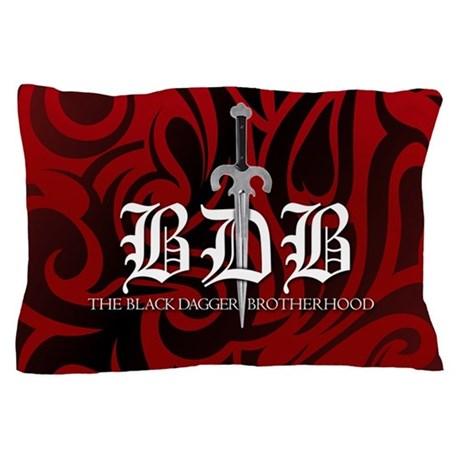 Red Dagger Logo - BDB Dagger Logo Red Pillowcase