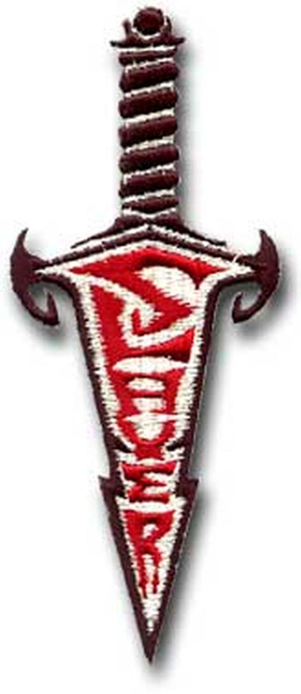 Red Dagger Logo - Vampire Slayer Dagger Logo 7 Patch