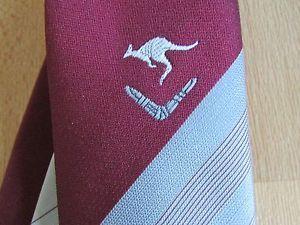Looks Like Two Boomerangs Logo - KANGEROO & Boomerang Logo Two Tone Tie Made in Australia | eBay