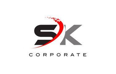 SK Logo - Sk photos, royalty-free images, graphics, vectors & videos | Adobe Stock