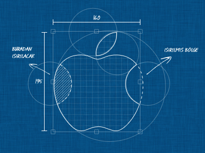 Blueprint Logo - Bitten Apple | Advisor-- Blue Print | Blueprint art, Logos design, Apple