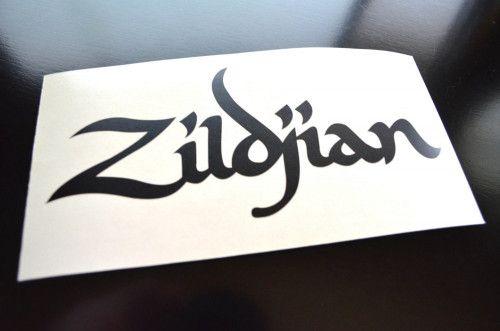 Zildjian Logo - Zildjian Logo x 2.5 Decal