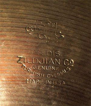 Zildjian Logo - A. Zildjian Cymbal Stamp Timeline