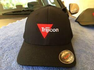 Trigicon Logo - Details about Trijicon Logo Embroidered Flexfit Ball Cap Hat Black Olive  Navy S/M L/XL XL/XXL