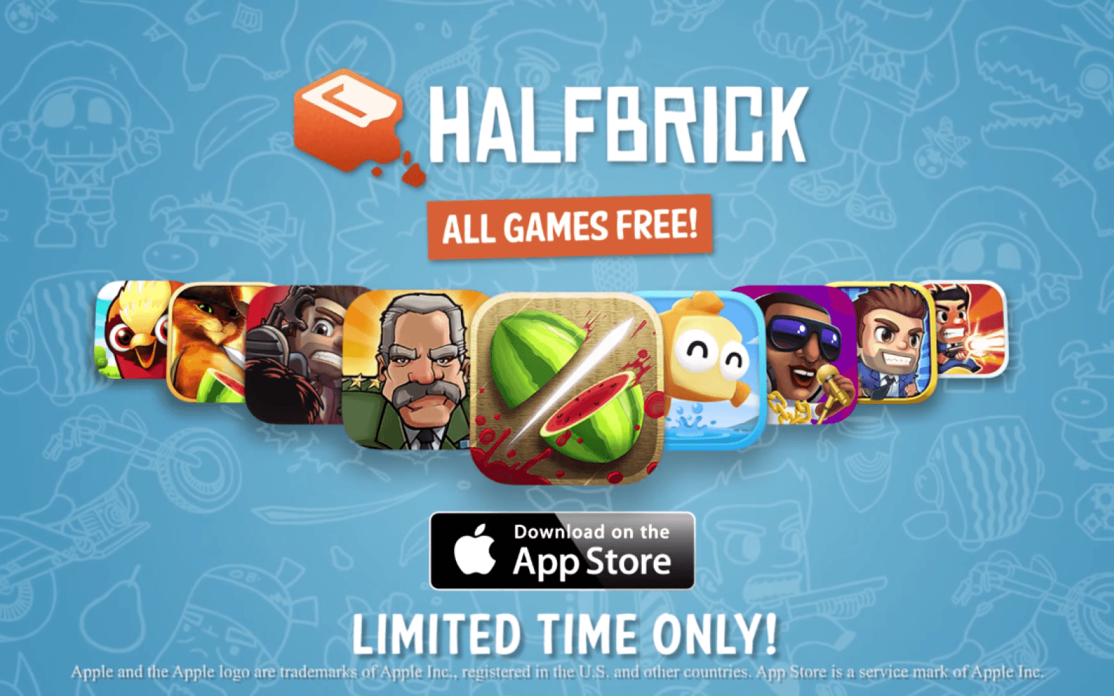 Halfbrick Logo - Halfbrick iOS sale: Fruit Ninja for iPhone and iPad goes FREE along ...