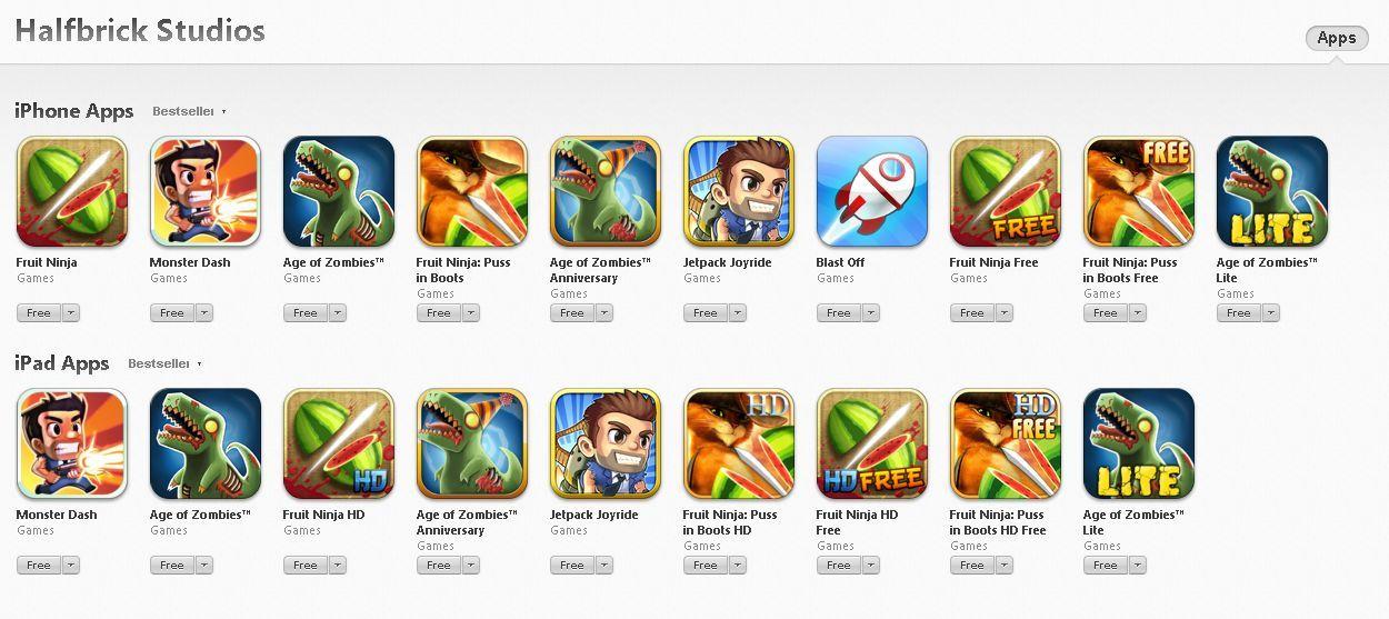 Halfbrick Logo - Fruit Ninja and ALL other Games by Halfbrick Studios are FREE Today ...