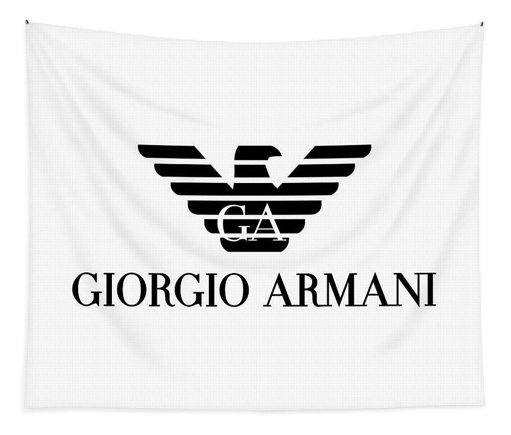 Tapestry Logo - Giorgio Armani Logo Tapestry