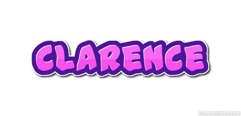 Clarence Logo - Clarence Logo. Free Name Design Tool from Flaming Text
