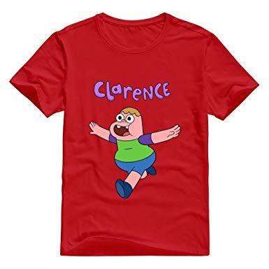 Clarence Logo - StaBe Men's Clarence Logo T-Shirt Short Sleeve Sport Red L