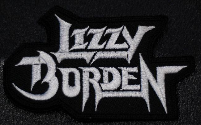 Borden Logo - Lizzy Borden Logo 5x3.5 Embroidered Patch