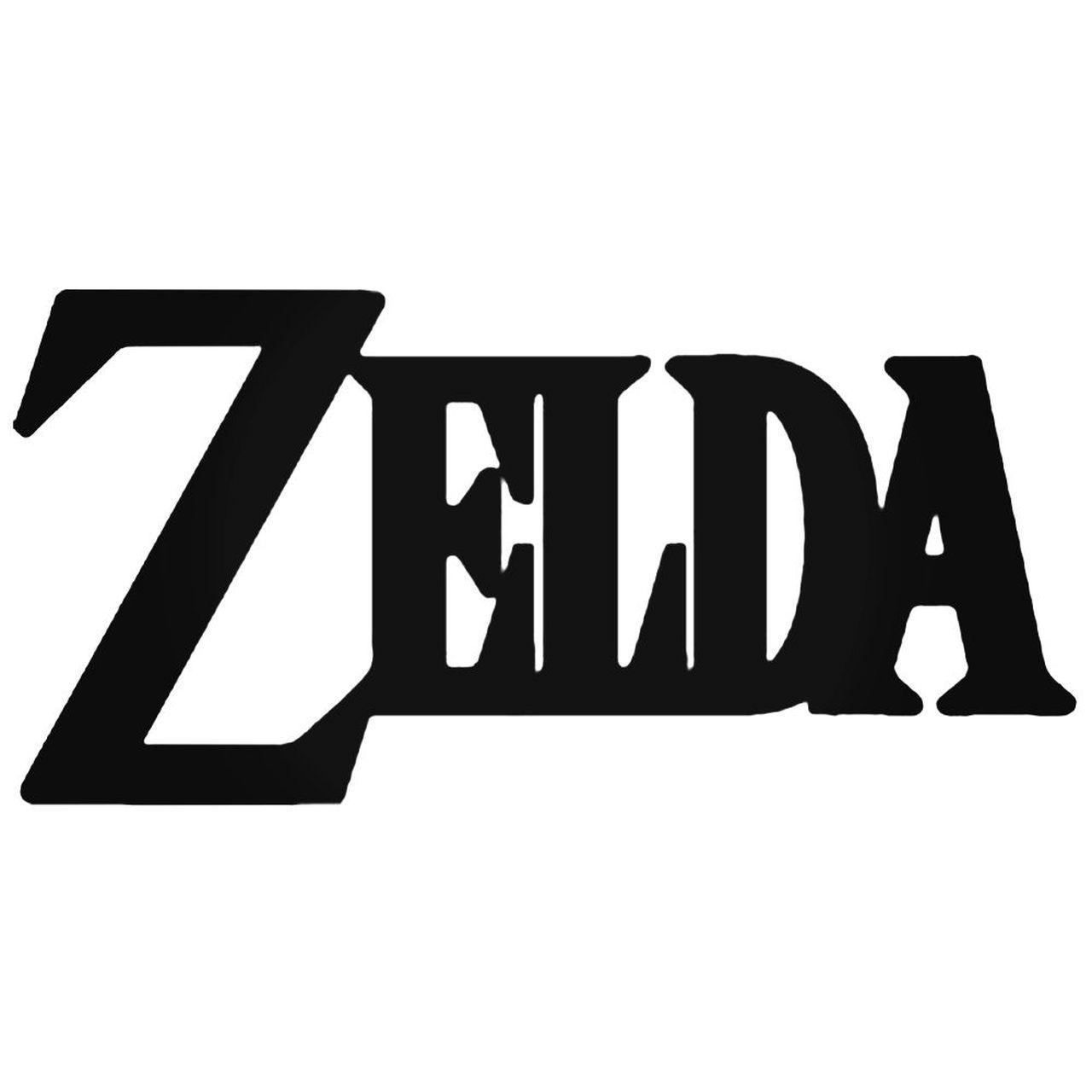 Zelda Logo - The Legend Of Zelda Zelda Logo Silhouette Decal