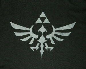 Zelda Logo - Details About Nintendo Zelda Princess Triforce Logo Black T Shirt Size 2X NEW UNWORN