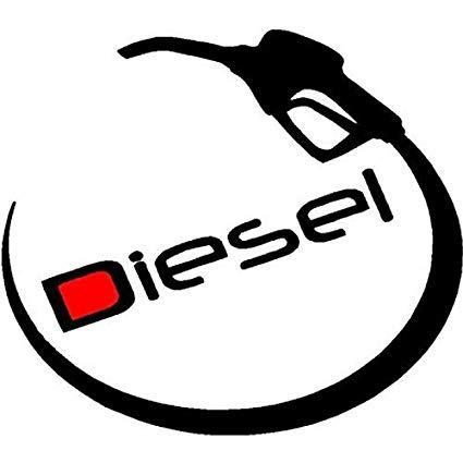 Disel Logo - Fusion Diesel Pipe New Sides, Windows, Bumper, Hood Car Sticker (Black and  Red)