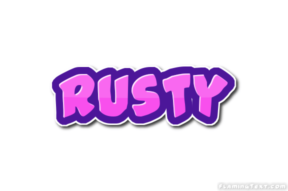 Rusty Logo - Rusty Logo | Free Name Design Tool from Flaming Text