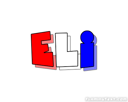 Eli Logo - United States of America Logo | Free Logo Design Tool from Flaming Text